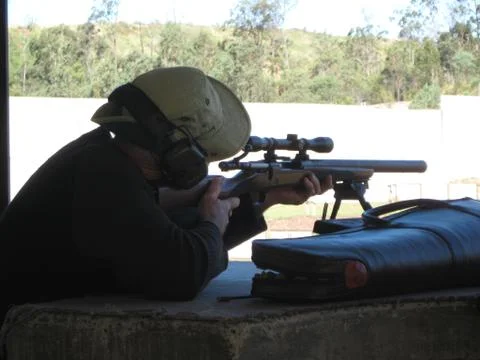 Shooting Range Foto stock