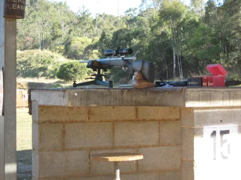 Shooting Range Foto stock