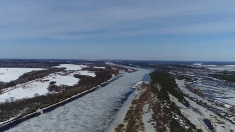 Shooting of the river Pripyat part 35 Stock Footage 99863027