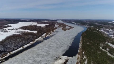 Shooting of the river Pripyat part 39 Stock Footage 100155342