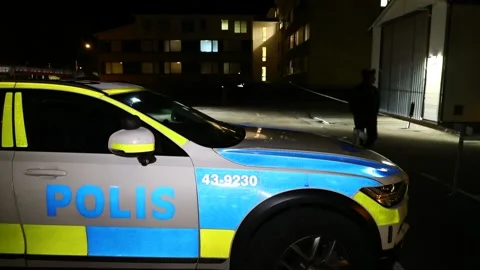 Shooting in Ryd, Linkoping, Sweden Stock-Footage 218905267