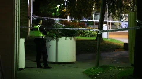 Shooting in Ryd, Linkoping, Sweden Vidéo 218905287