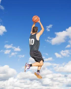 Shooting in the sky Stock Illustration