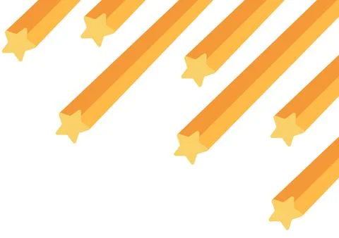 Shooting star background with white background Stock Illustration