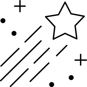 Shooting star with celestial background Vector 스톡 일러스트