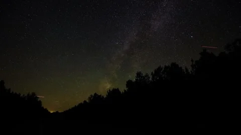 Shooting star meteor shower at Stephen C Foster park  Video stock 321720441
