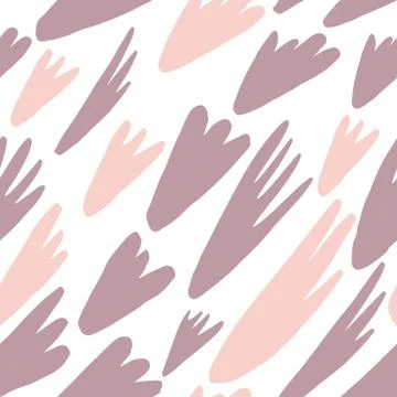 Shooting star seamless pattern. Trendy simple design texture with chaotic pai Stock Illustration