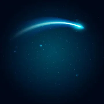 Shooting  star vector illustration with space for you text Stock Illustration
