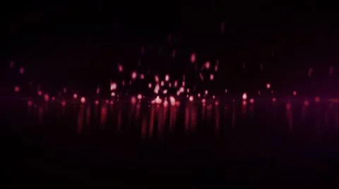 Shooting Stars Loop - Red Stock Footage 10556688