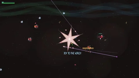 Shooting stars in space during a vibrant sci-fi adventure with colorful ele.. Stock Footage 322184465