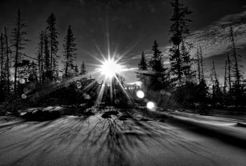 Shooting into the sun Stock Photos