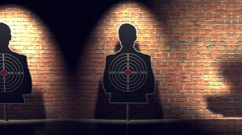 Shooting target Video stock 54692180