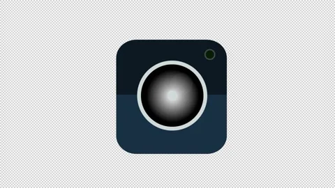 Shooting with a video camera. Live broadcast animation. Cartoon Stock Footage 149392357