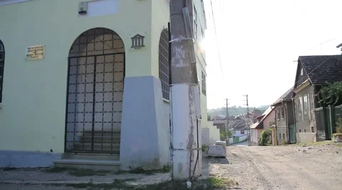 Shooting in a village Stock Footage 41341234