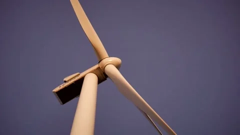 Shooting of the wind electric generator from below Stock-Footage 142495460