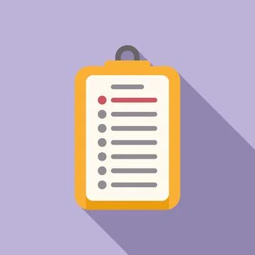 Shop board icon flat vector. Parcel product Illustrazione stock