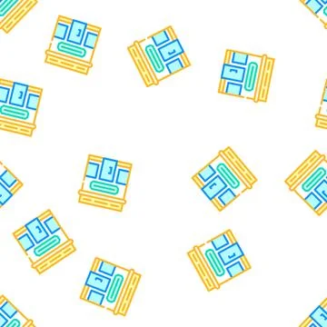 Shop building color icon vector symbol illustration Stock Illustration