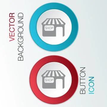 Shop building. Stock Illustration