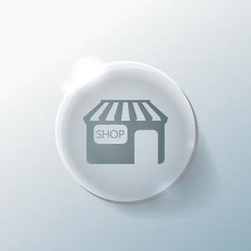 Shop building. Stock Illustration