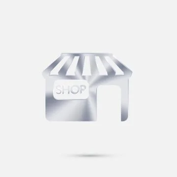 Shop building. Ilustración de archivo