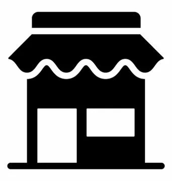 Shop Building Vector Ilustración de archivo