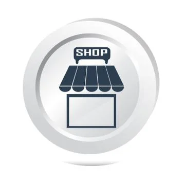 Shop button icon n 스톡 일러스트