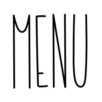 Shop cafe words text set for decoration design template Stock Illustration