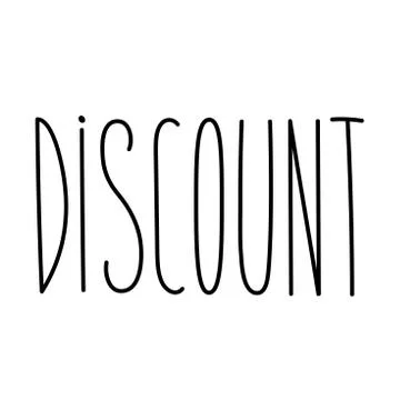 Shop cafe words text set for decoration design template Stock Illustration
