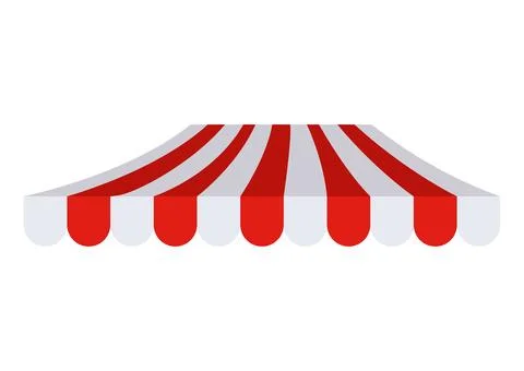 Shop canopy stable style Stock Illustration
