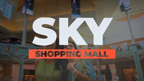 Shop Center Mall - Store Promo 스톡 After Effects