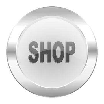 Shop chrome web icon isolated. Stock Illustration