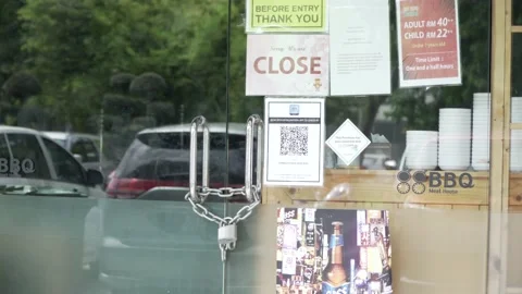 Shop Closed Video stock 159493182