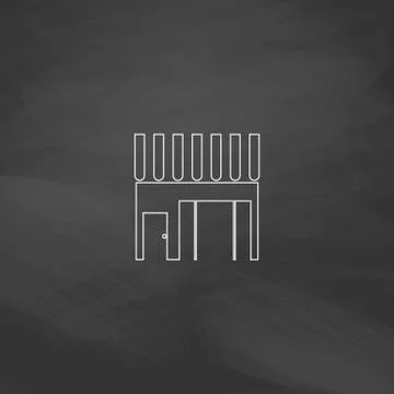 Shop computer symbol 스톡 일러스트