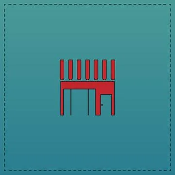 Shop computer symbol 스톡 일러스트