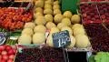 Shop counter with fruits HD Footage