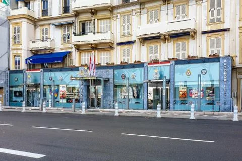 Shop of Formula One in Monaco Stock Photos