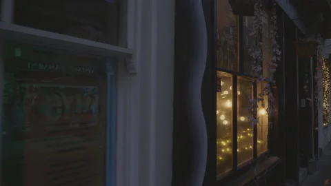 Shop front pan Stock Footage 145551961