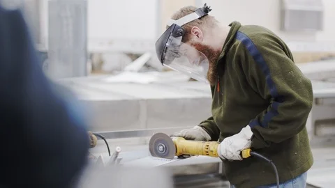 Shop Grinder 60fps Stock Footage 119327765