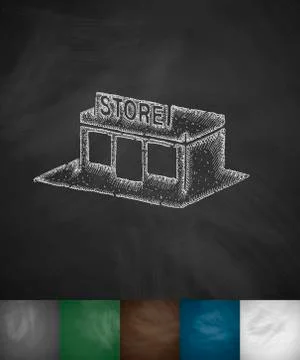 Shop icon Illustrazione stock