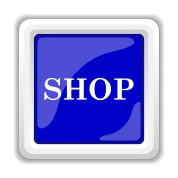 Shop icon. Internet button on white background.. Stock Illustration