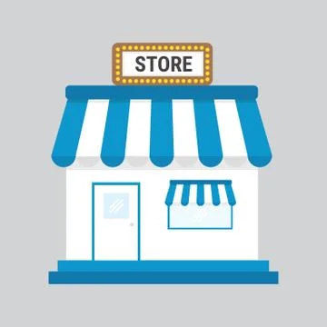 Shop icon. Store Stock Illustration