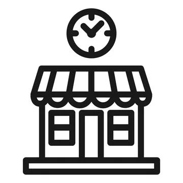 Shop icon. Vector flat isolated illustration Illustrazione stock