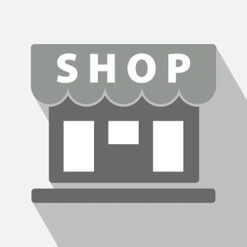 Shop Icon Vector Stock Illustration