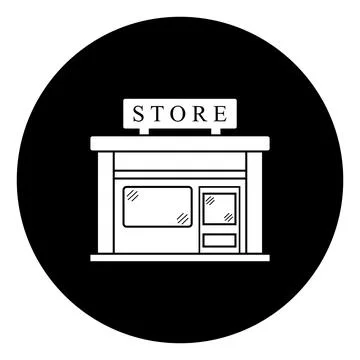Shop icon vector Stock Illustration