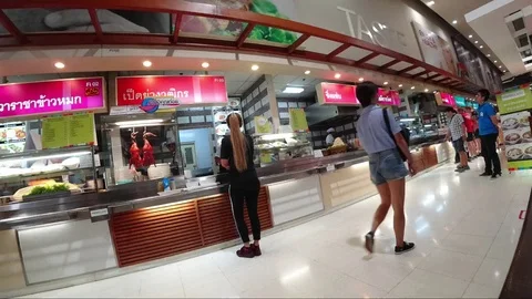 Shop inside shopping mall Stock Footage 97646279
