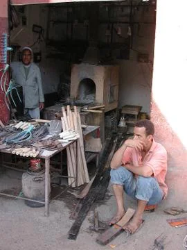 A shop in Morocco Stock Photos