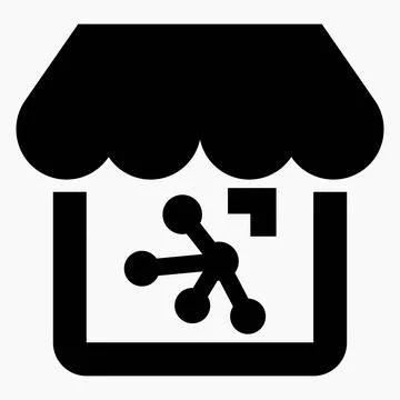 Shop network. "Cloud storage" online store. Stock Illustration