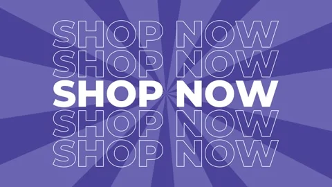 Shop now 2D typography text lettering animation graphics with spiral digital Video stock 340546705