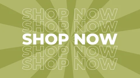Shop now 2D typography text lettering animation graphics with spiral digital Video stock 340547756