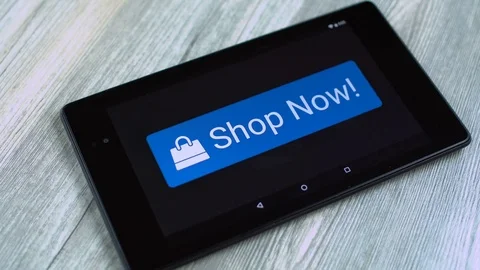 Shop Now Button Stock-Footage 69748227